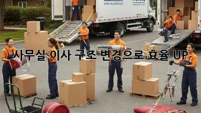 사무실 이사? 구조 변경으로 효율 UP!